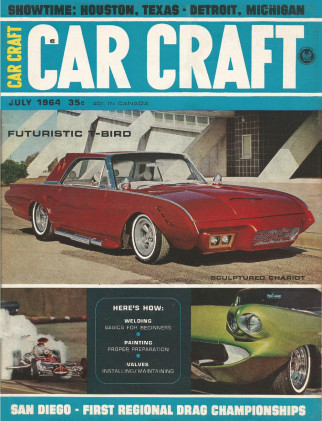 CAR CRAFT 1964 JULY - KILLER 409 WILLYS, NHRA REGIONALS